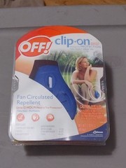 Off! Clip-on Fan Circulated Mosquito Repellent w/ 1 Refill New