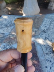 bushcraft 5″ x 1/2 » ferrocerium rod yew wood handle | Ferro rod | mischmetal