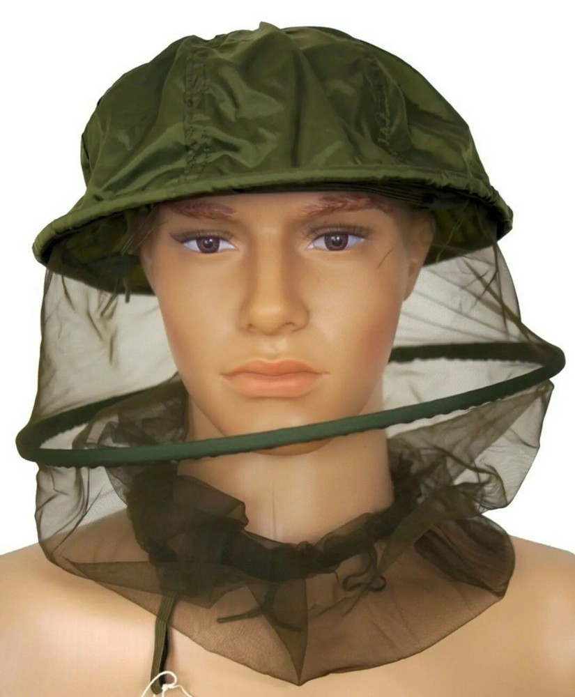 HEAD HAT INSECT NET REPEL GNATS MOSQUITOES ETC, Made in USA, NEW