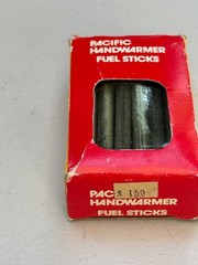 2PK Vintage DORFMAN PACIFIC HANDWARMER With NEW 12 pack Fuel Stick Box Hong Kong