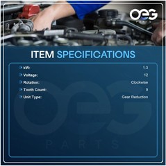 Parts Player Oeg Parts Starter Compatible Saturn Sl Sc Sw 1.9 Liter 1995-2002