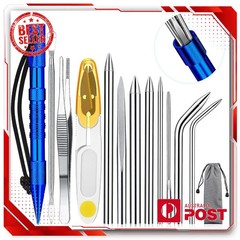 Aluminum Alloy Paracord Fid Set & Stainless Steel Marlinspike Leather Tools
