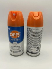 Off! 2 PACK Defense Insect Repellent With Picaridin 5oz Spray Mosquitoes Ticks