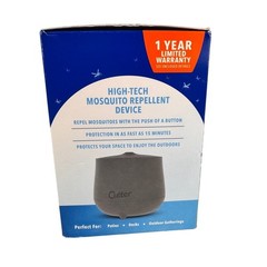 Cutter Eclipse Zone Mosquito Repellent, New, Rechargeable with Refill Outdoors