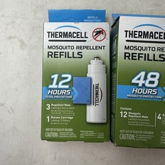 Lot Of 3 Thermacell Mosquito Repellent Refills Two 12 Hour Packs 1 48 Hour Pack
