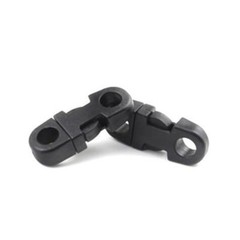 30/50X Buckles Black For Paracord Bracelets Plastic Safety Clasp Side Release