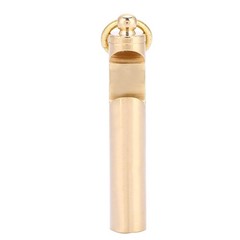 Brass Metal Emergency Outdoor Survival Tool Vintage Brass Whistle Copper Boat