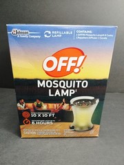 Off Back Yard Mosquito Lamp and Box of Refills NEW / 6 hrs & 10’x10′ of coverage
