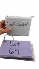 Golfer’s Survival Kit Golf Gift Set Sealed Emergency Accessories Kit Tees Poncho
