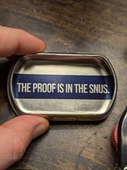 EMPTY Camel Mint/Frost Snus Tin Set (2) Crafts/Survival/Fishing Storage 3″