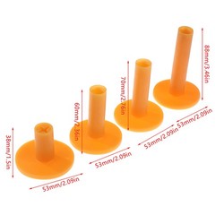 Rubber Golf Tee Holders for Golf Practice 38 60 70 85MM Golf Ball Accessorices