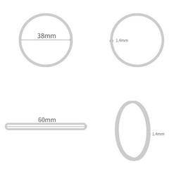 AMUU Rubber Bands office 300pcs white Small for 300 pcs, White