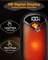 Beyyon Hand Warmers Rechargeable – Electric Hand Warmer Rechargeable 2 Pack Led