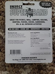 Evergreen Insect Repelling Super Band Repels Mosquito One Size Fits All 2 Pack
