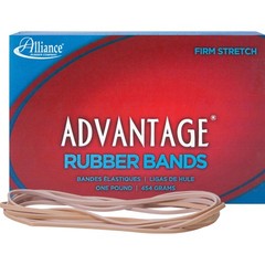 Alliance Rubber 27405 Advantage Bands 1 Pound 7 x 1/8 inches, Beige