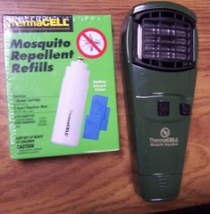Thermacell Portable Mosquito Repellent with New Butane Cartridge & 3 New Mats