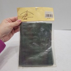 New NOS Vintage 1986 Green Camo Head Net Hunter’s Specialty USA