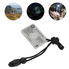 Survival Emergency Signal Mirror With Lanyard Reflector Glass Mirror For Outdoor