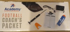 Academy Football Coach’s Packet Pump – Tee – Whistle Clipboard Mesh Sack Kit