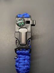 5 PK Paracord Bracelet, Survival Bracelet Tactical 5-in-1 Survival Band