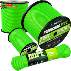 Paracord Rope 750 Lb – 1000Ft / 500Ft / 200Ft / 100Ft 5/32″ Parachute Cord 4MM 1