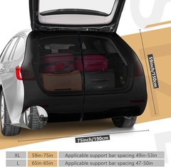 Breathable Tailgate Bug Screen with Magnetic Fasteners – Perfect for Camping
