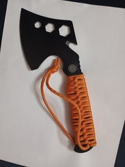 UST Survival Hatchet with Sheath + Gut Hook & Hex Wrench + Paracord 4″ Blade