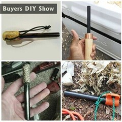 40pcs Huge Ferrocerium Ferro Flint Fire Starter Survival Magnesium Rod Lighter