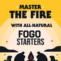 FOGO Natural Fire Starters Spiral Design Light Easy and Fast Aspen Wood