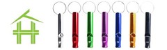 A Set of 5 Extra Loud Whistles for Camping Hiking Hunting Outdoors Sports and