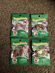 Buggy Beds Mosquito Insect Repellent Wristbands Multiple Colors 4 Pack