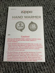 Zippo 12 Hour Refillable Hand Warmer 40334