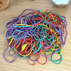 ONE Pound Large Rubber Bands, Assorted Colors, Multi-Purpose Office Supplies, Re