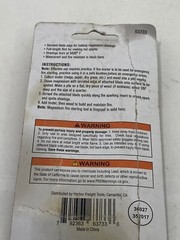 🐞 Magnesium Fire Starter w/ Serrated Metal Blade Camping Survival Tools #63733
