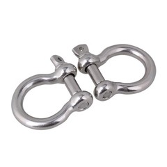 Anchor Shackle Stainless Steel 316, Forged Bow Screw Pin Marine Hardware Part