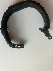 Hero Company Never Forgotten Black Tactical Bracelet Paracord Good Condition