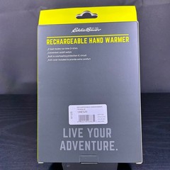 Eddie Bauer Rechargeable Hand Warmer & 5200mAh Power Bank True Blue Knit Cover