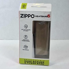 Zippo HeatBank 6 Hour Rechargeable Hand Warmer & Power Bank Model Z4A20 Gold