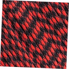 Red 550lb Paracord – 7 Strand Type III Tactical Parachute 10 ft Black Widow