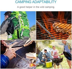 Portable Telescoping Camping Fire Bellowing Tool,Outdoor Gear Metal Blowing Tube