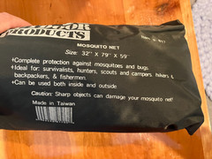 Fox Outdoor Products MOSQUITO NET #817 ~ 32” x 79” x 59” ~ green