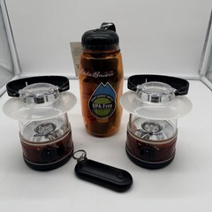 Eddie Bauer Essential Survival Kit Water Bottle Lantern Whistle Compass Set