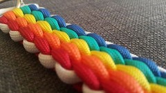 Handmade Paracord Key Chain Red / Orange / Yellow / Green / Blue