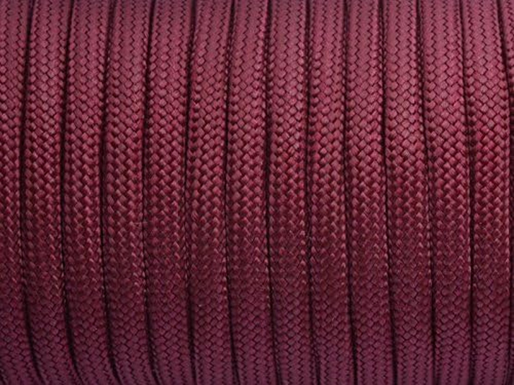 7 Strand Core 550lb Paracord Parachute Type III-100ft (Purplish Red 73#) | Cord