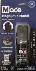 18 FT MACE Pepper Spray FLIPTOP GEL Home POLICE WOMEN Self Defense Magnum 3 USA
