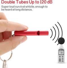 Emergency Whistles Lifeguard Safety Whistle with Lanyard and Keychain for Outdoo