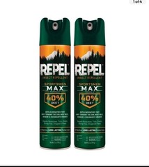 2 ~ Repel Insect Liquid Repellent Sportsmen Max Effective Formula 40% DEET 6.5oz