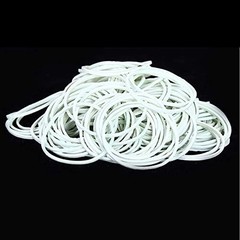 AMUU Rubber Bands office 300pcs white Small for 300 pcs, White