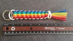 Handmade Paracord Key Chain Red / Orange / Yellow / Green / Blue