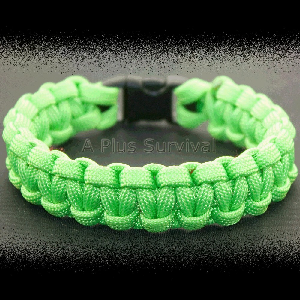 Neon Green – Paracord Emergency Survival Rope Bracelet 550 LB – Made in the USA